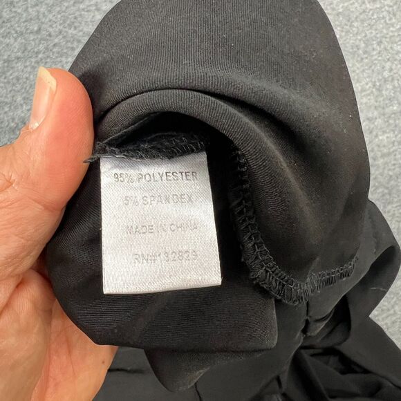 Superdown Jazmin Zip Up Jumpsuit Womens S Small Black Belted Waist Elastic Leg - Picture 8 of 14